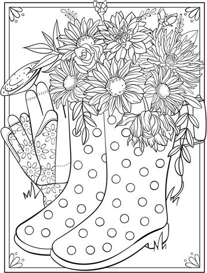 Tô Màu Các Loại Hoa