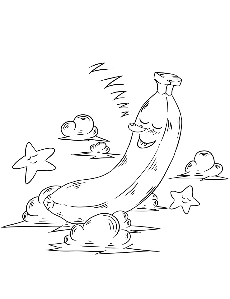 quả chuối đang ngủ