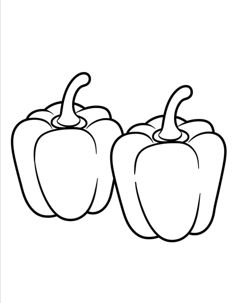 2 Quả Ớt Chuông