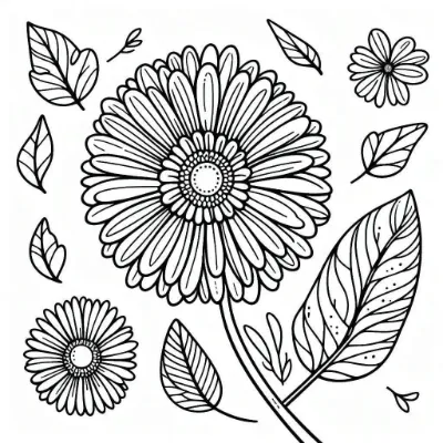 Bông Hoa Đồng Tiền Nở