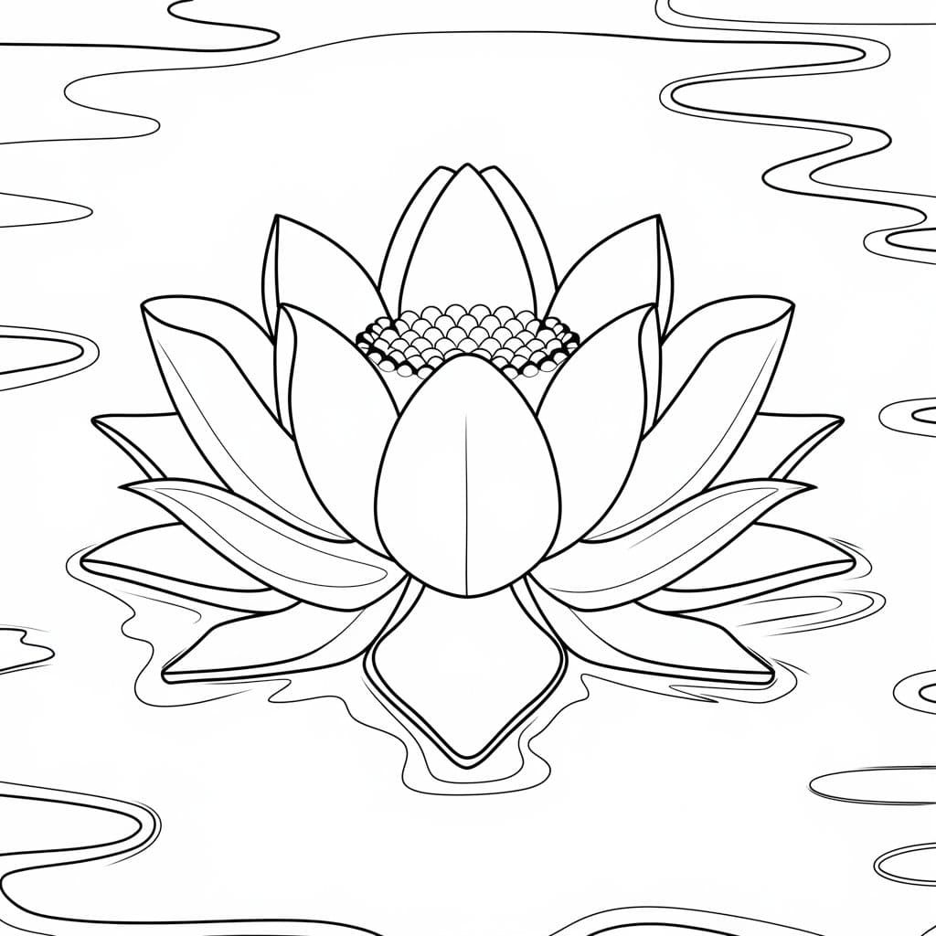 Tô Màu Hoa Sen