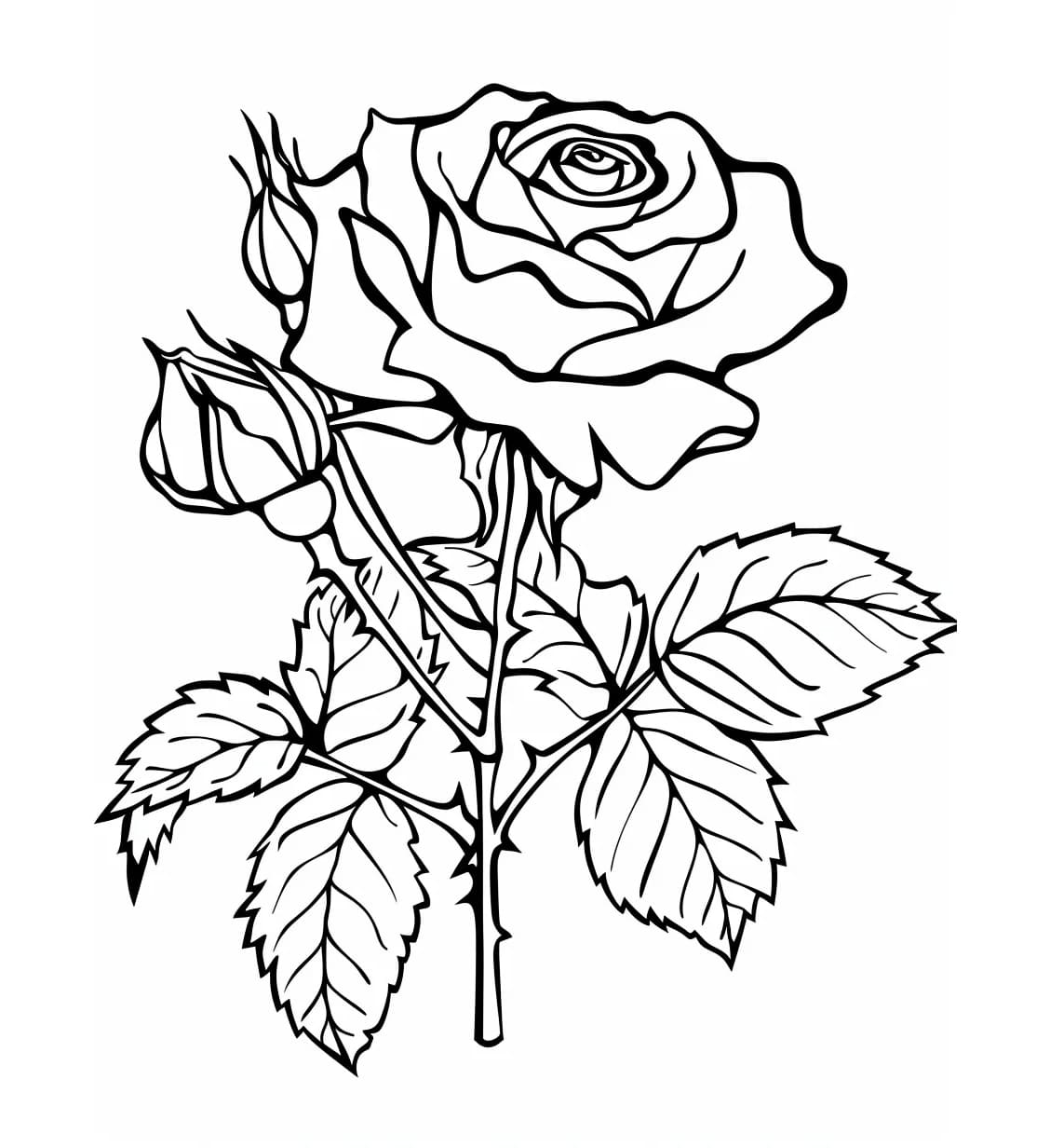 Cành Hoa Hồng Đẹp