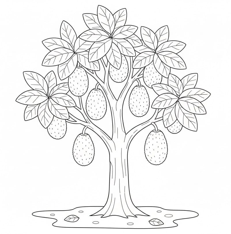 Cây Mít Trong Sân