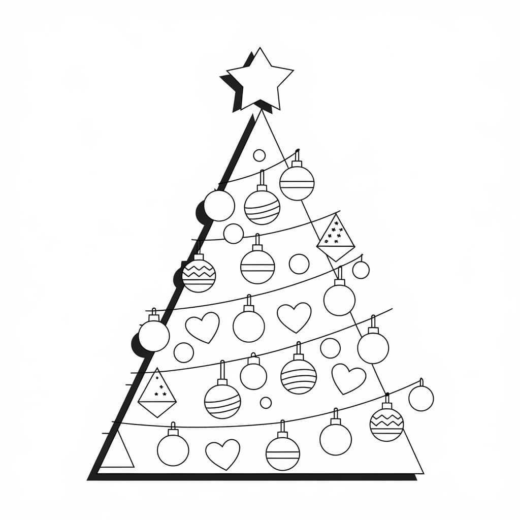 Cây Thông Noel Đơn Giản