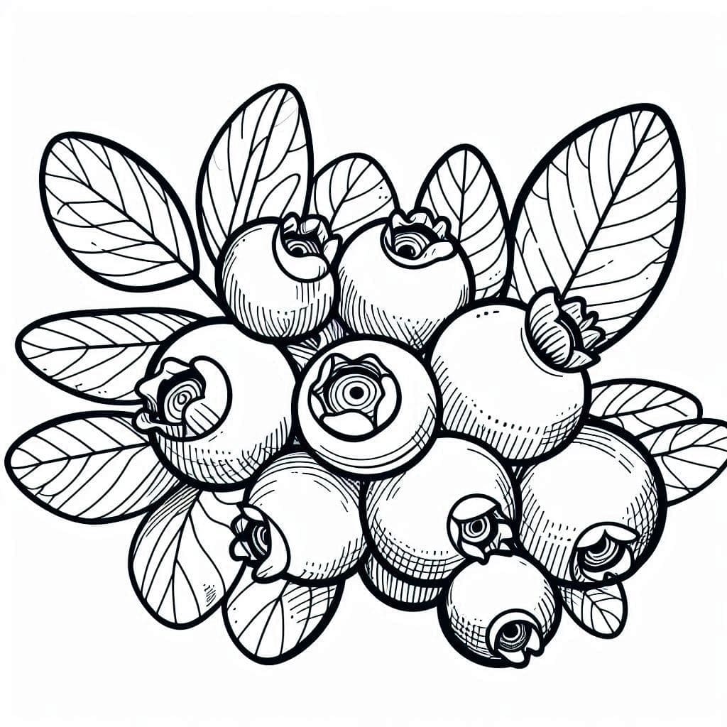 Chùm Việt Quất Xanh