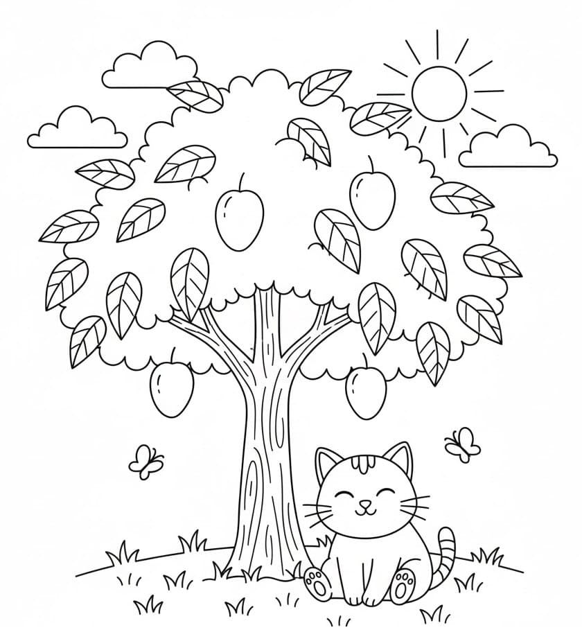 Con Mèo Dưới Cây Xoài