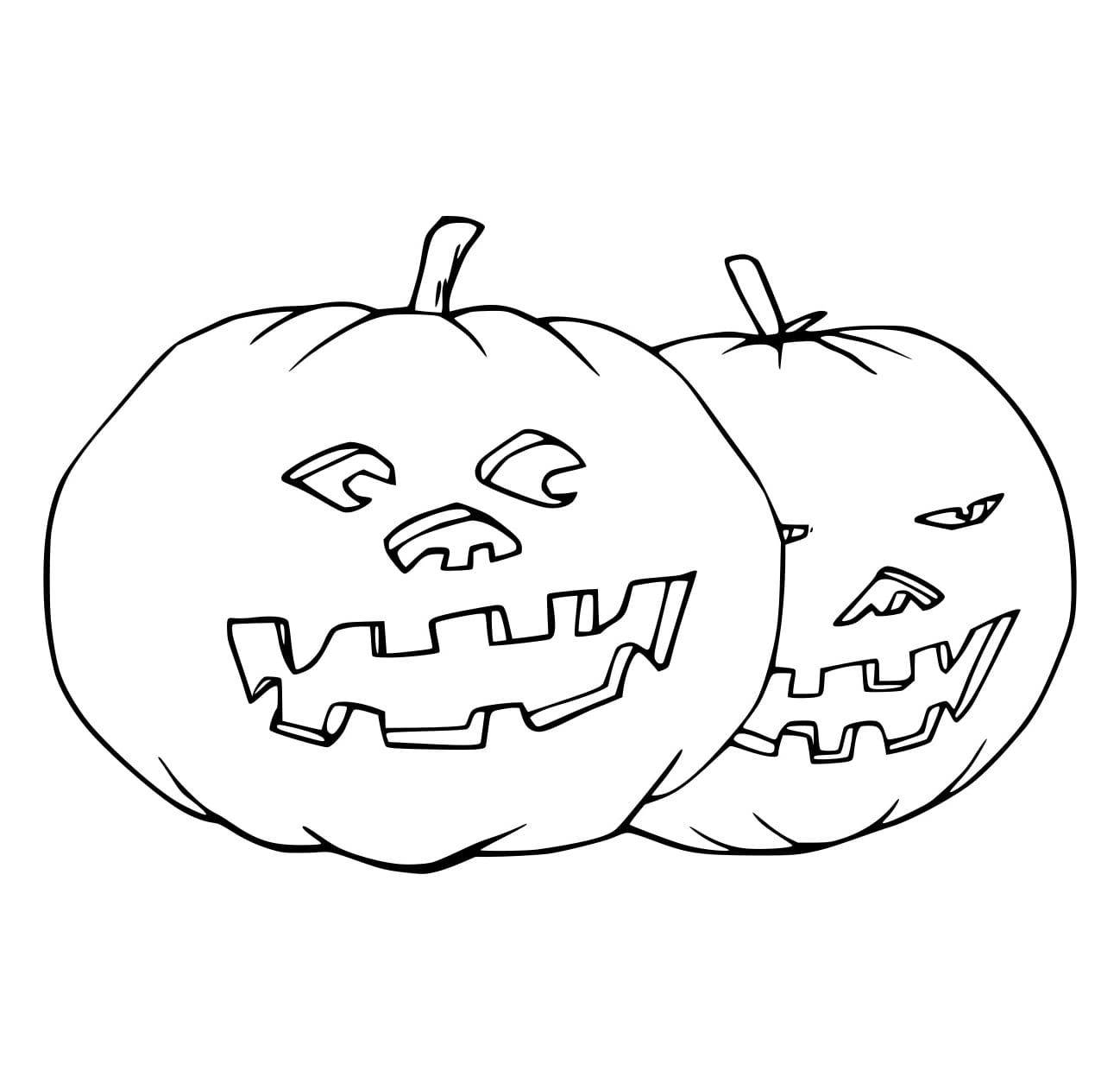 Hai Quả Bí Ngô Halloween