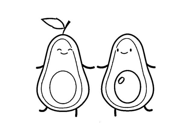 Hai Quả Bơ Đáng Yêu