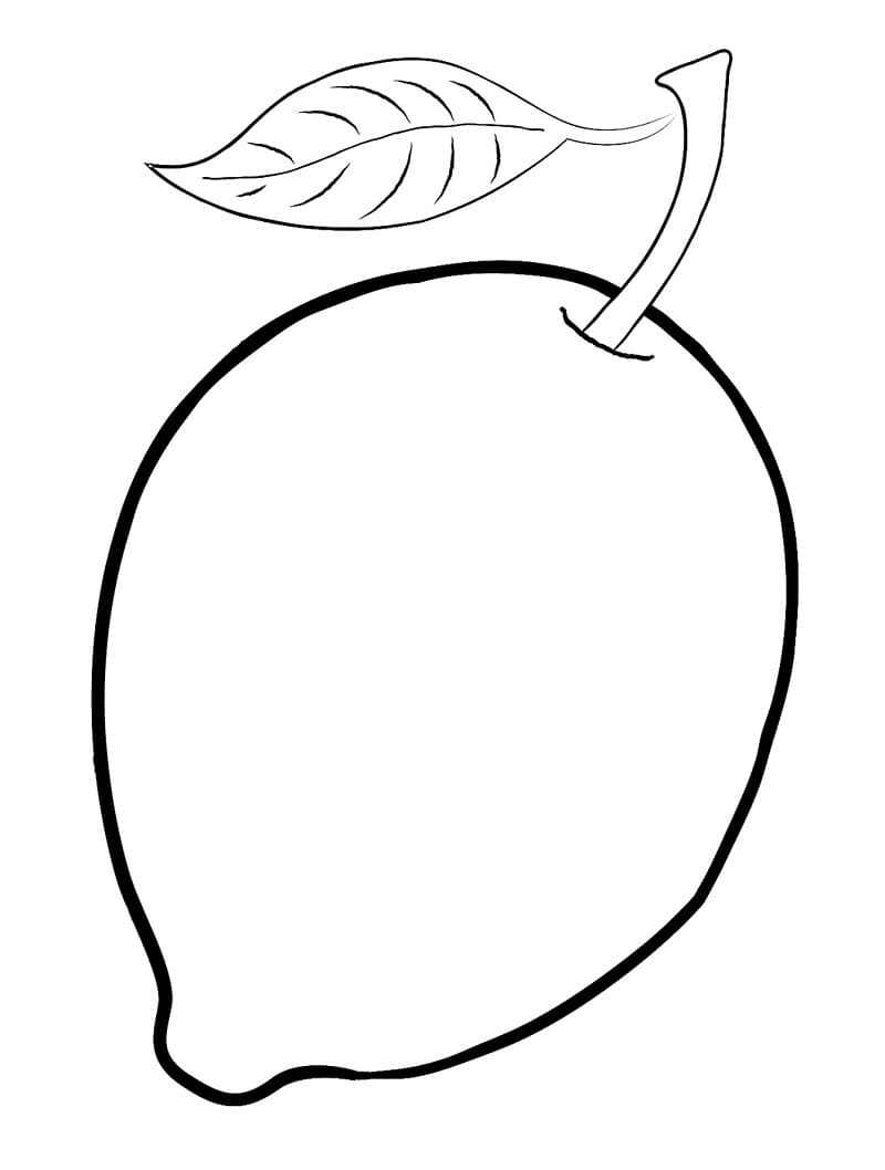 Hình Quả Chanh Đơn Giản