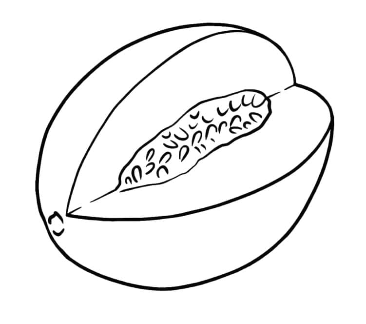 Hình Quả Dưa Gang Đơn Giản