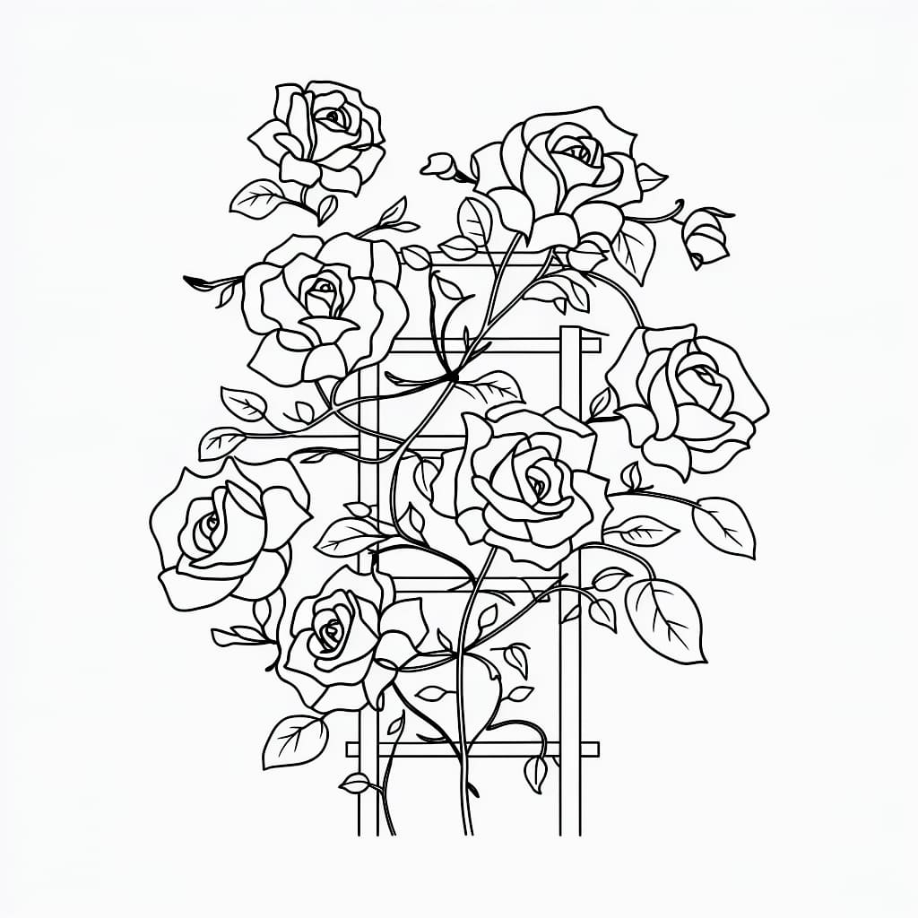 Tô Màu Hoa Hồng