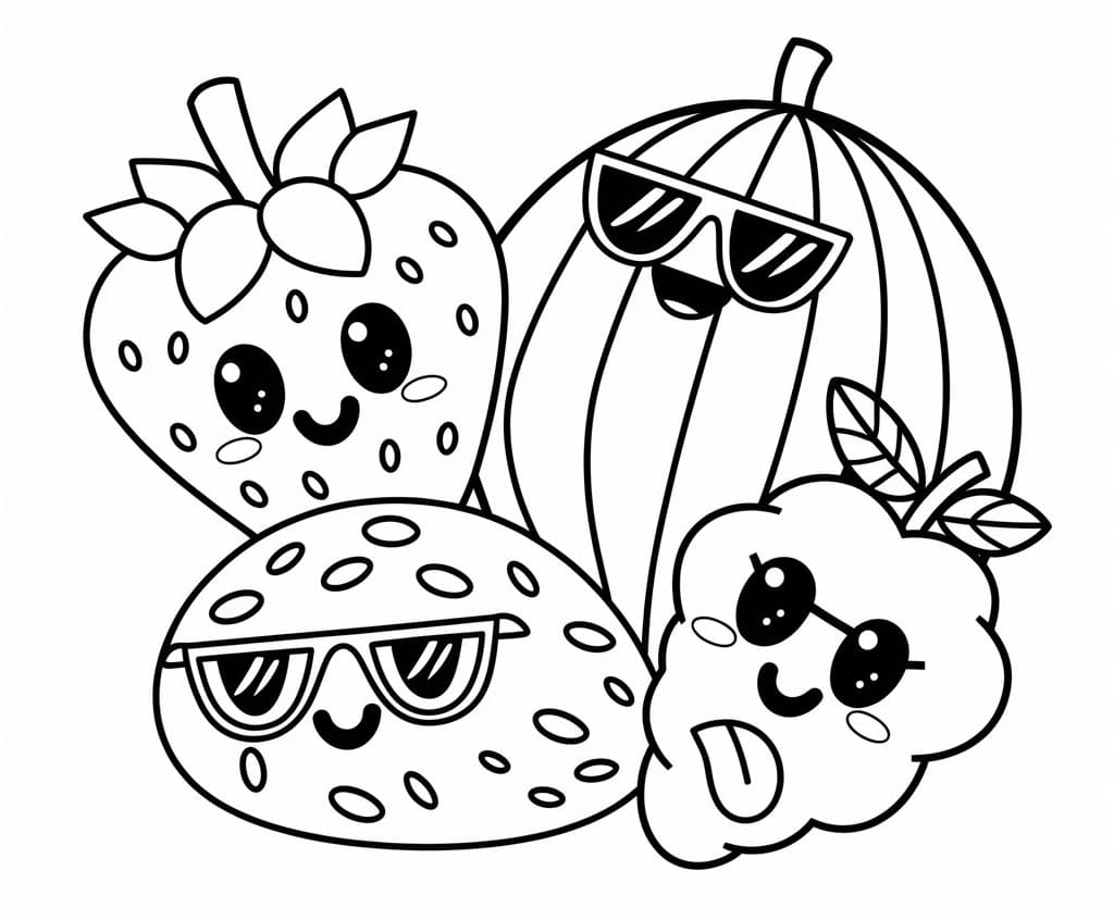 Hoa Quả Cute và Đáng Yêu