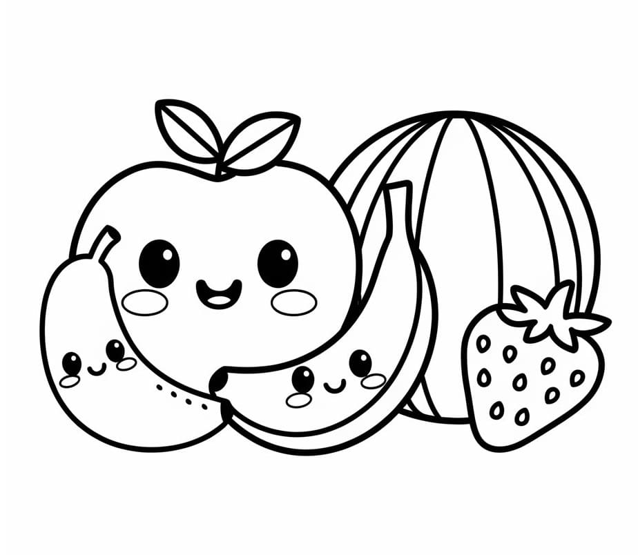 Hoa Quả Đáng Yêu Đơn Giản