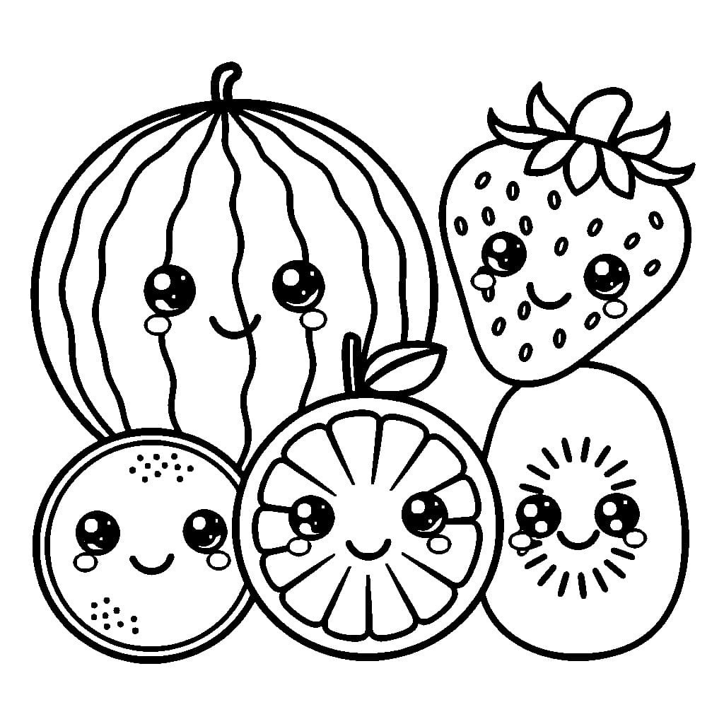 Hoa Quả Đáng Yêu Vui Vẻ