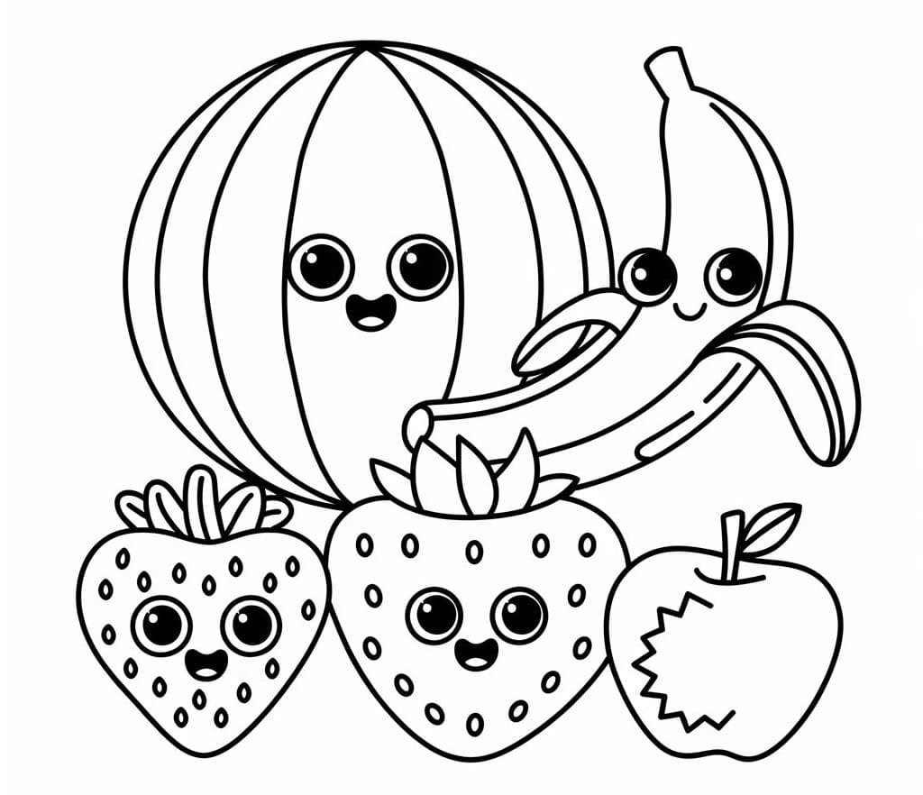 Hoa Quả Đơn Giản Đáng Yêu