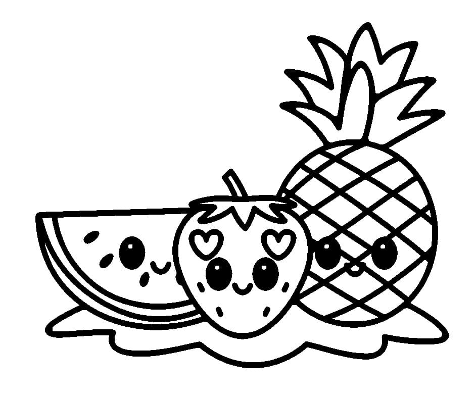 Hoa Quả Vui Vẻ Đáng Yêu