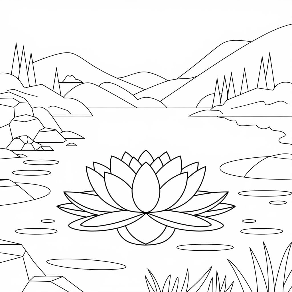 Hoa Sen Giữa Hồ