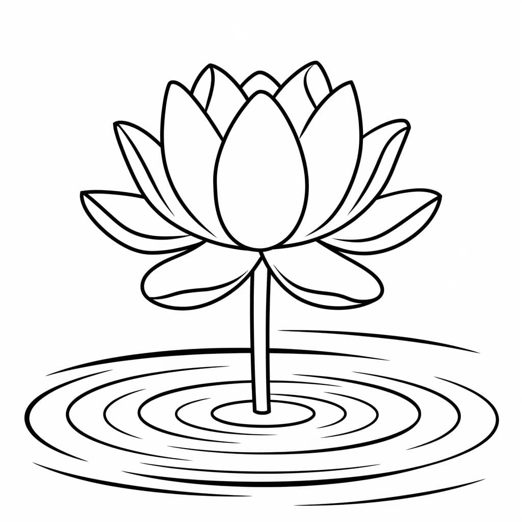 Hoa Sen Và Mặt nước