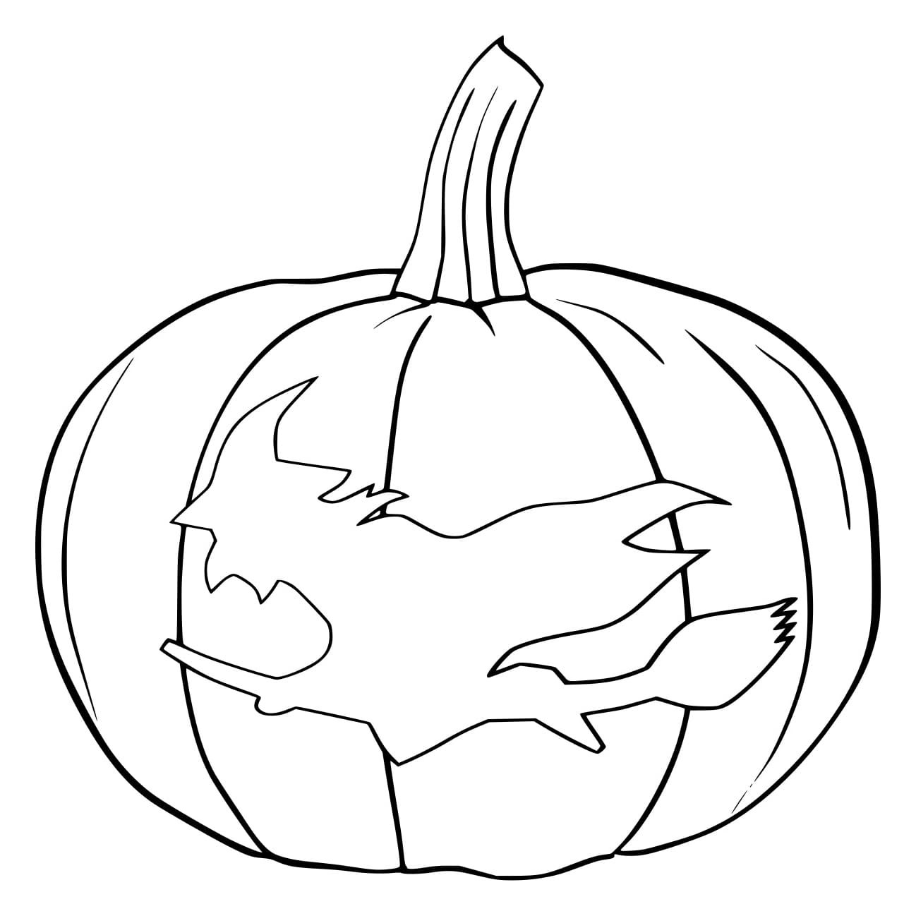 Quả Bí Ngô Có Hình Phù Thủy