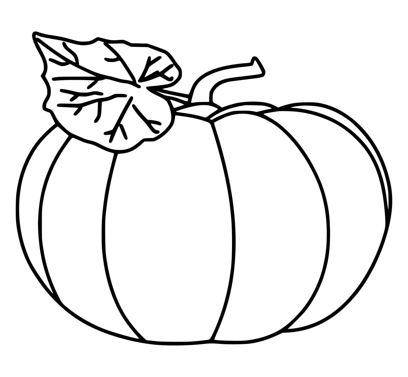 Quả Bí Ngô Có Một Chiếc Lá