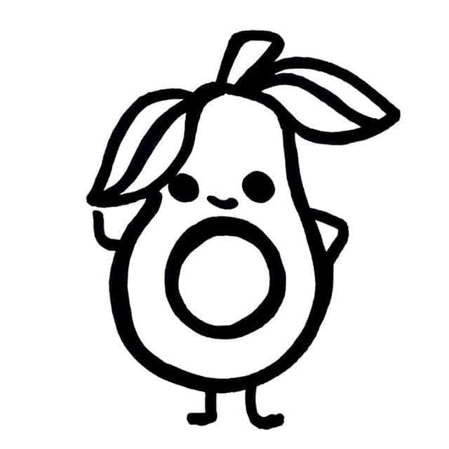 Quả Bơ Nhỏ Đáng Yêu