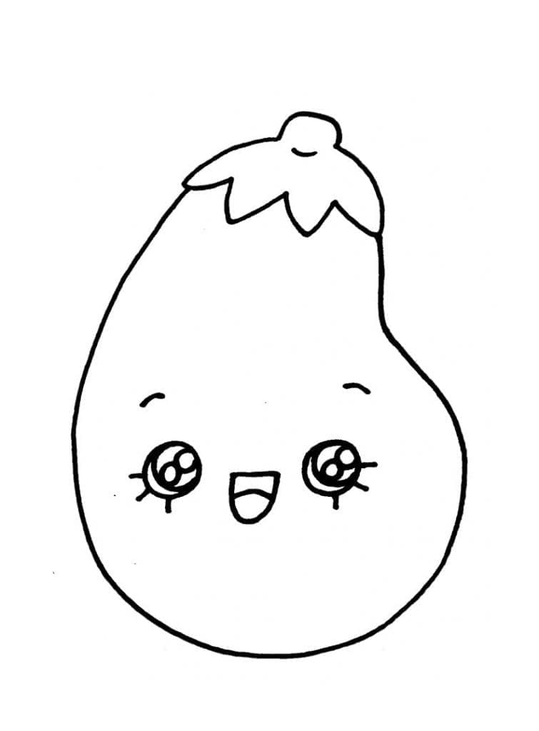 Quả Cà Tím Dễ Thương