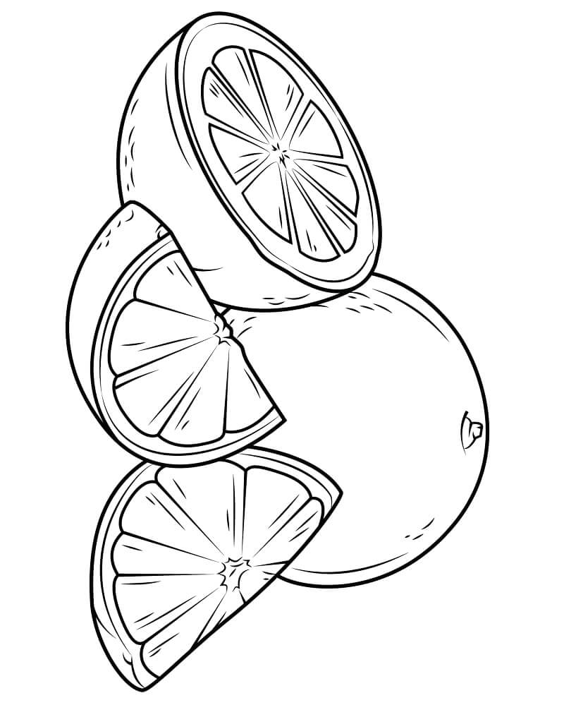 Quả Cam và Những Miếng Cam