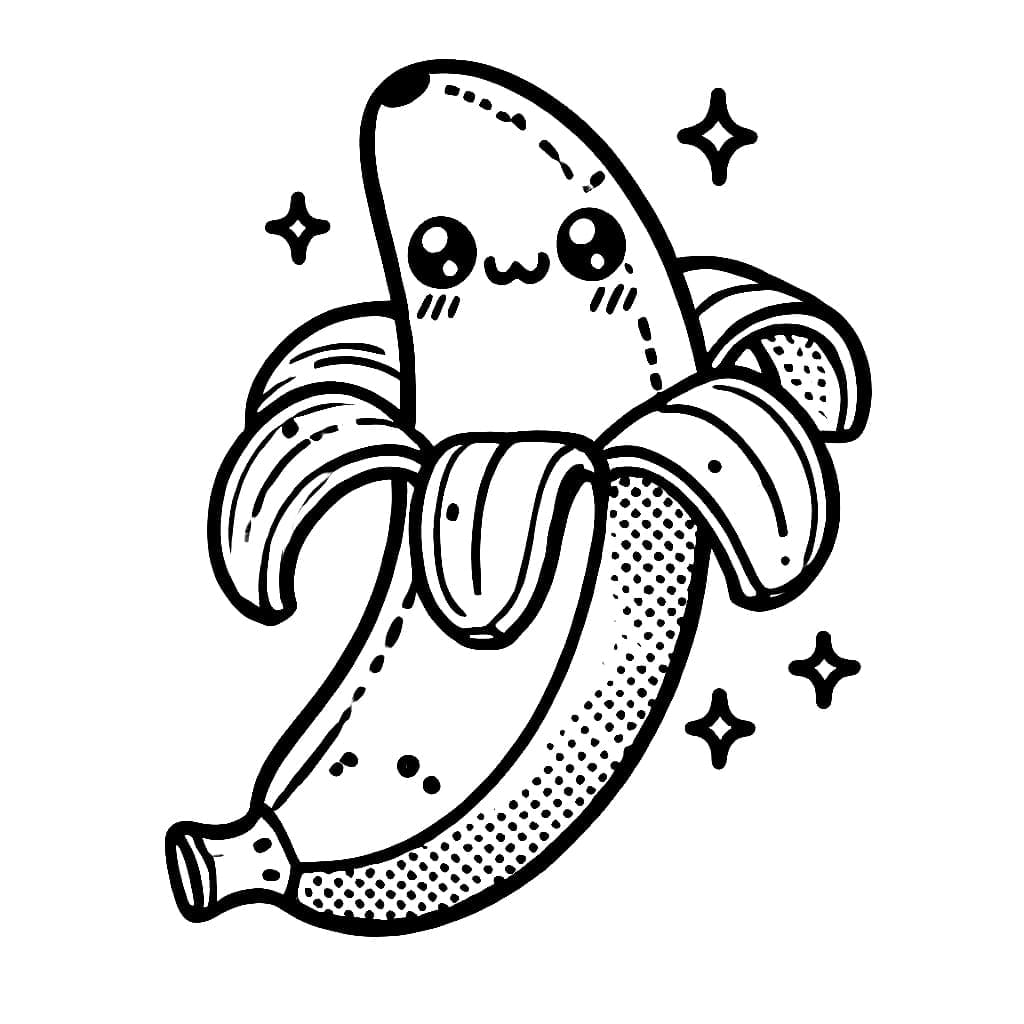 Quả Chuối Anime Dễ Thương