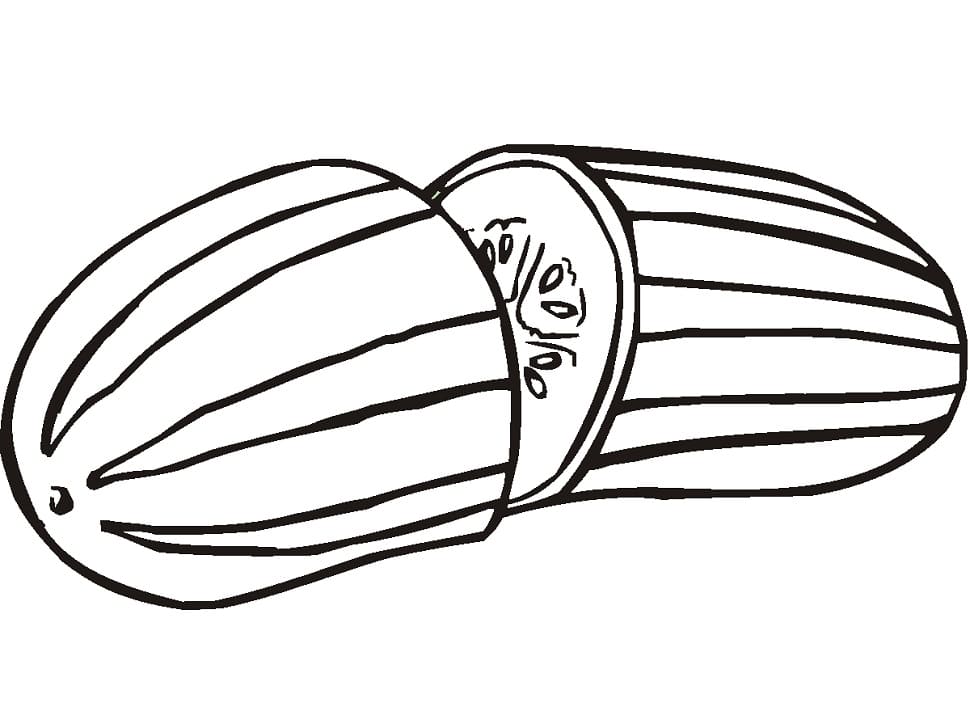 Quả Dưa Chuột Cắt Đôi