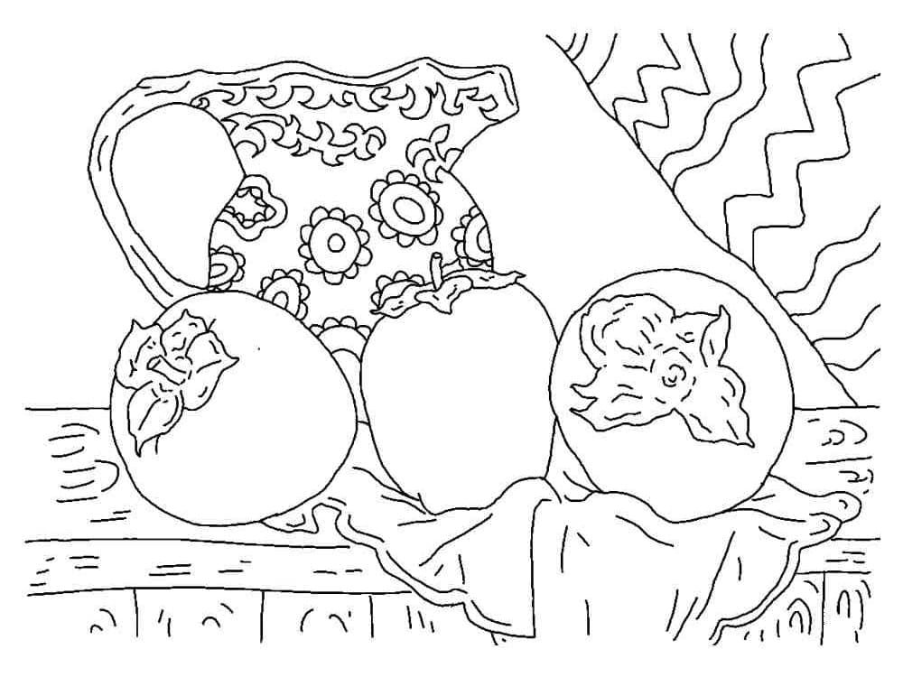 Tô Màu Quả Hồng