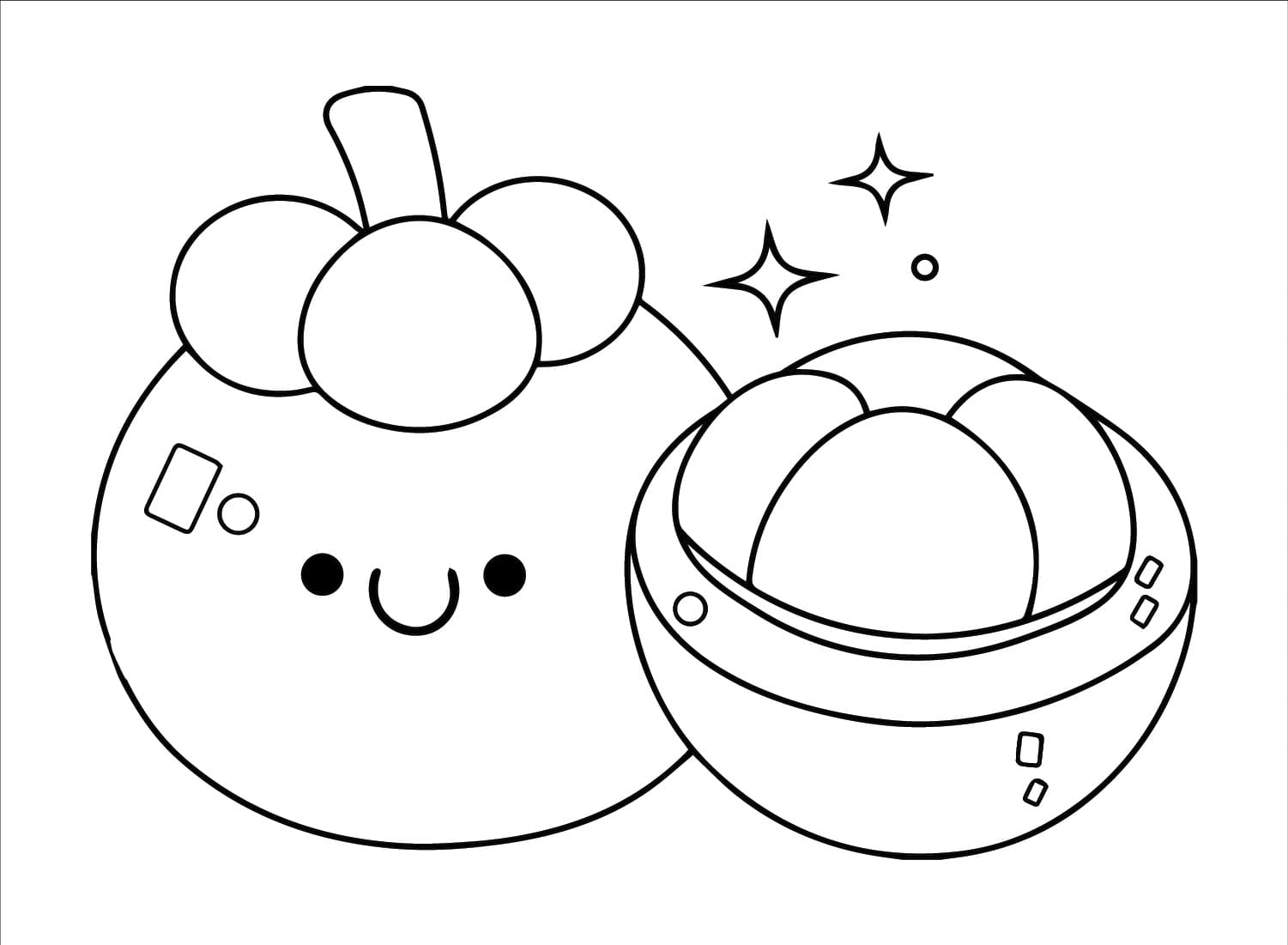 Quả Măng Cụt Cute