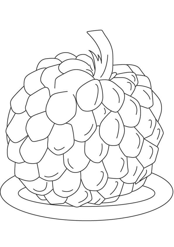 Quả Na Trên Đĩa