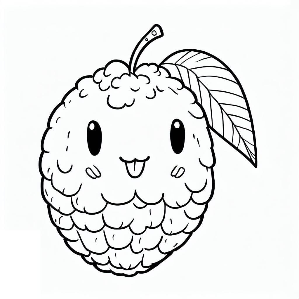 Tô Màu Quả Vải