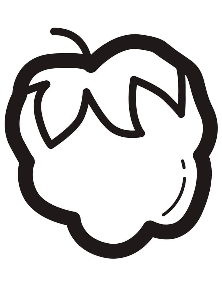 Tô Màu Quả Mâm Xôi