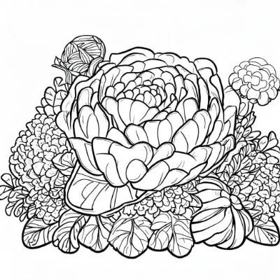 Vườn Rau Bắp Cải Xanh