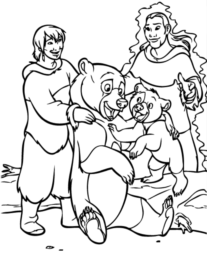 anh em nhà gấu đang vui vẻ