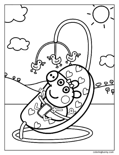 Bé Evie Heo Peppa Pig