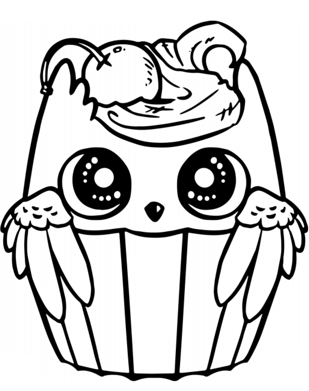 bánh cupcake hình con cú