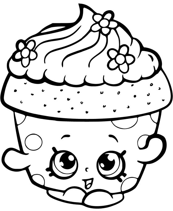 bánh cupcake shopkin