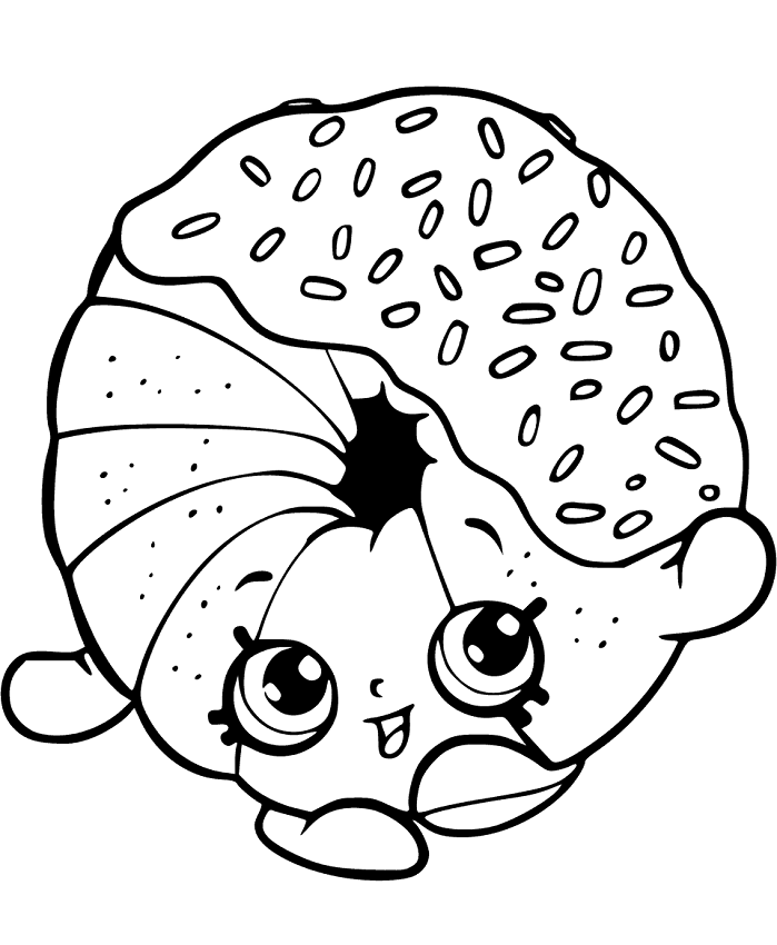 bánh donut shopkin vui vẻ