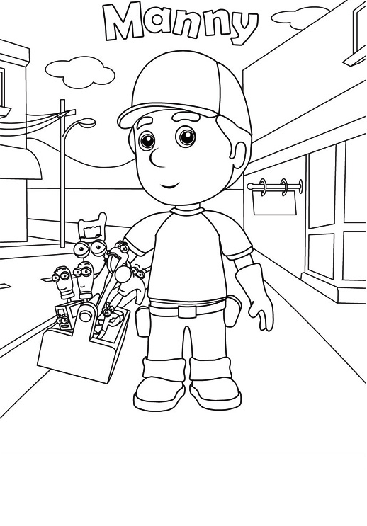 cậu bé handy manny