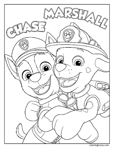 Trang Tô Màu Chase và Marshall 2
