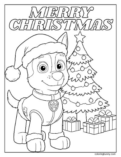 Trang Tô Màu Giáng Sinh Chase