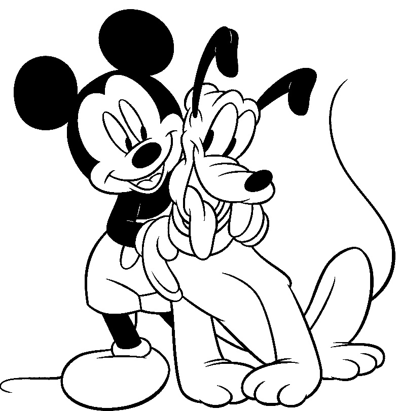 chuột mickey và pluto