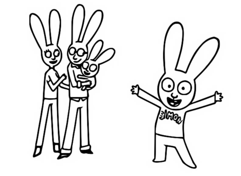 Coloriage simon g 1