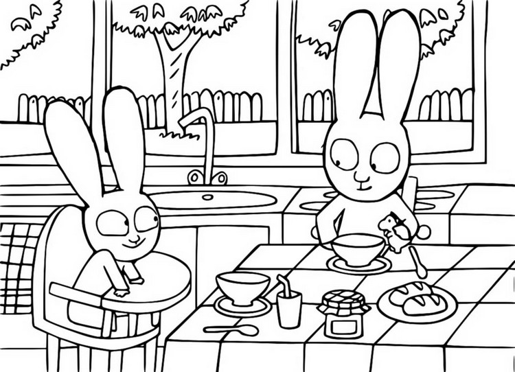 Coloriage simon g 16