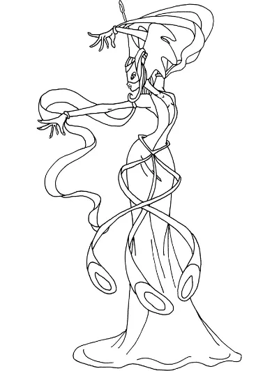 công chúa daphne đang múa