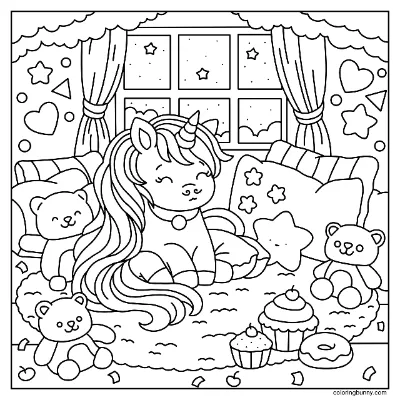 Trang Tô Màu Phòng Chơi Huyền Bí Kỳ Lân