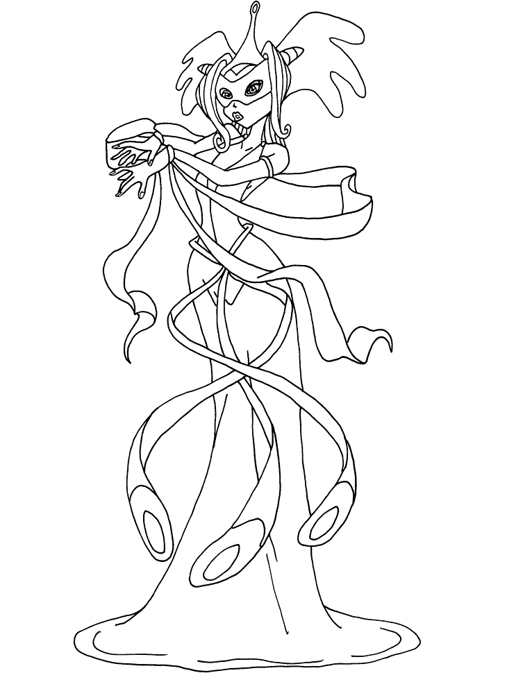 daphne đang sử dụng phép thuật