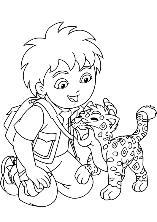 Tô Màu Diego Hoàng Tử Rừng Xanh